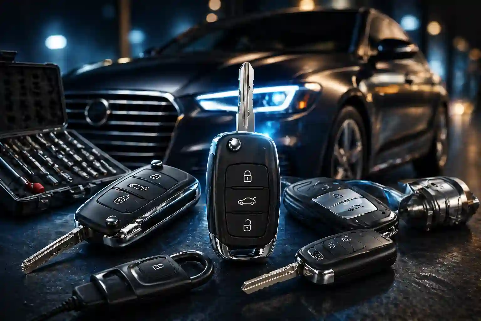 Professional car key services Qatar - key programming